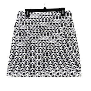 Talbots Skirt Womens 6P Petite Jacquard Preppy Office Chic Workwear‎ Old Money